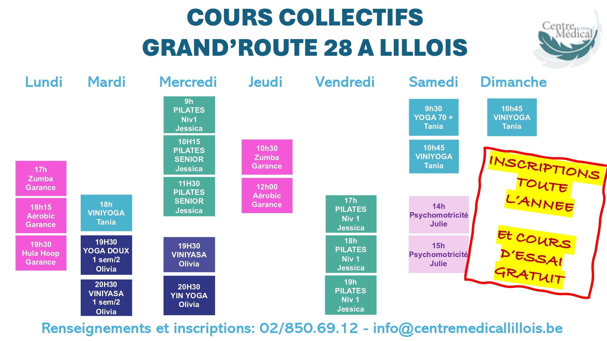 Cours collectifs 2024